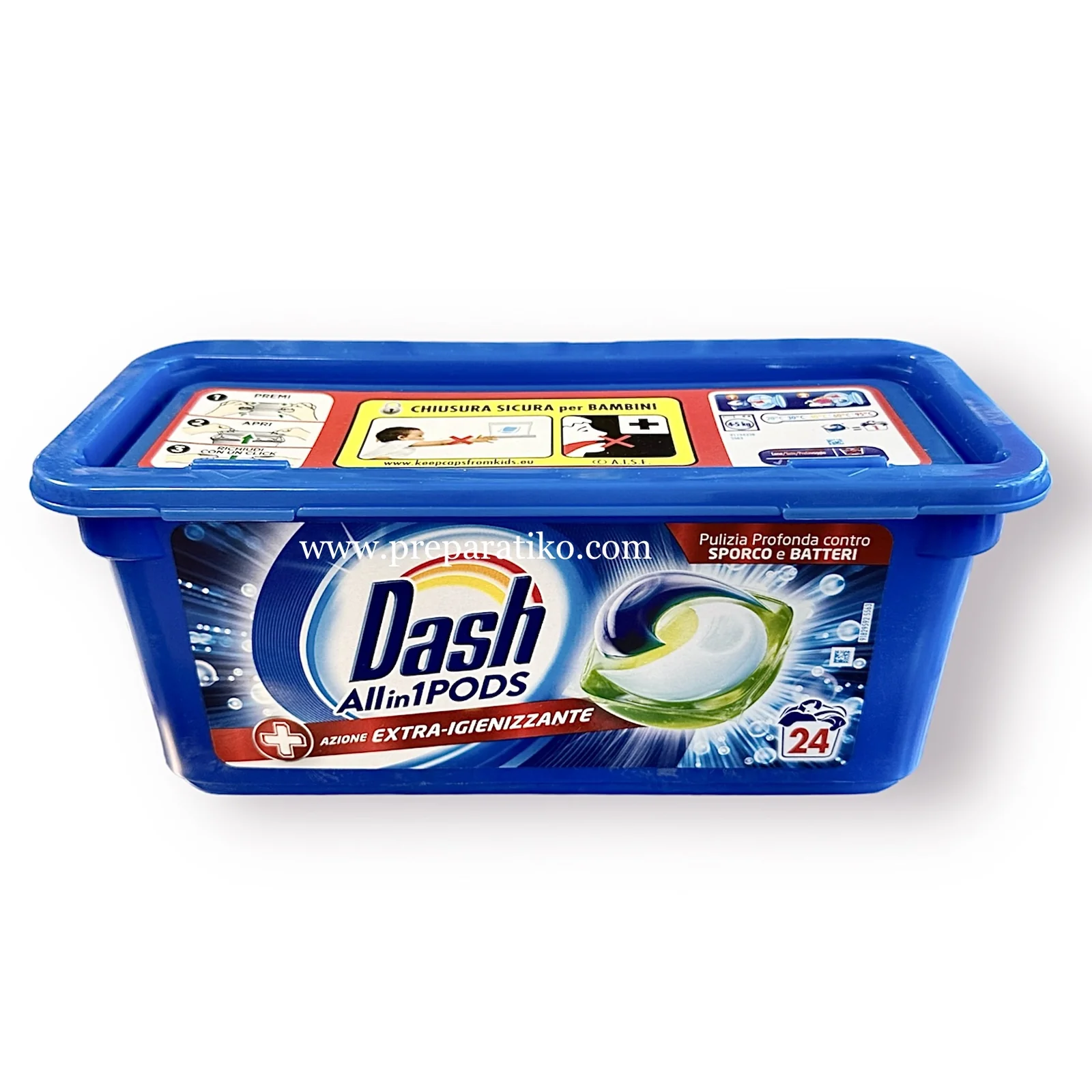 Dash All in 1 Pods Azione Extra Igienizzante 24бр